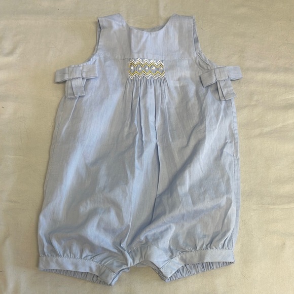 Jacadi Paris - NWOT - Light Blue Baby Romper - Picture 1 of 3